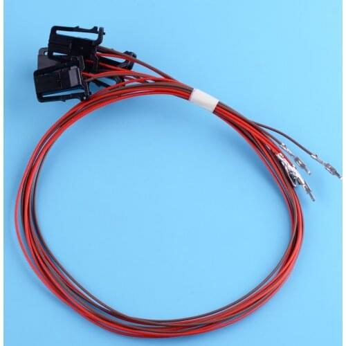 DWCX 4Pcs 2 pin Door Light Harness Cable 3AD947411 for VW Passat B6 B7 CC Tiguan Golf Jetta MK6 Touareg SKODA Superb SEAT