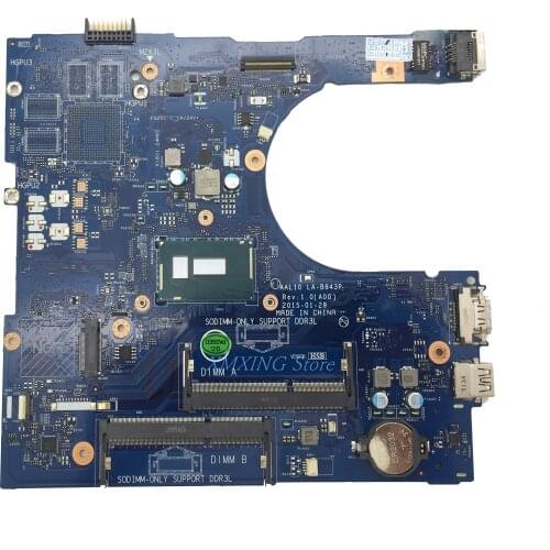 FULCOL For DELL Latitude 5558 Laptop Motherboard I5-5200U CPU LA-B843P CN-0FRV68 0FRV68 FRV68 Tested 100% work