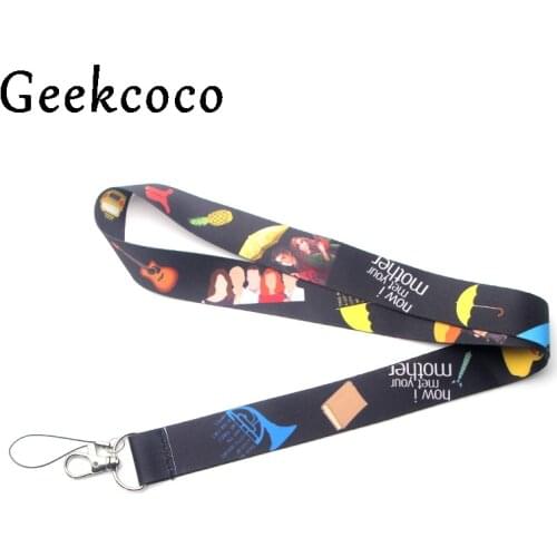 How i met your mother tv show Mobile phone lanyard For keys ID Card Gym USB badge holder DIY Hang Rope Strap Neck Lanyard J0227