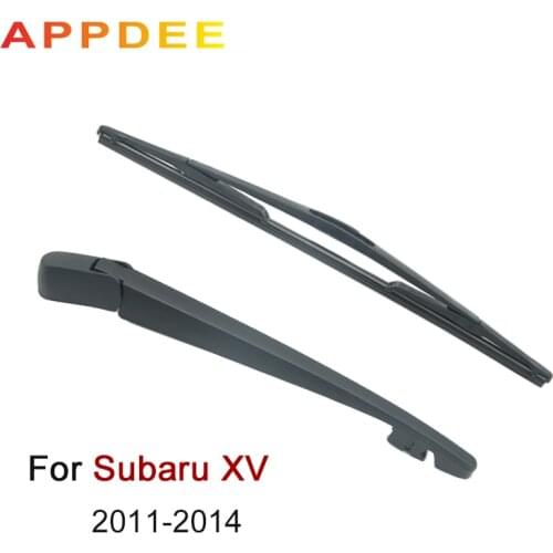 APPDEE Wiper 12" Rear Wiper Blade Arm Set Kit For Subaru XV 2011 2012 2013 2014 2015 2016 Windshield Windscreen