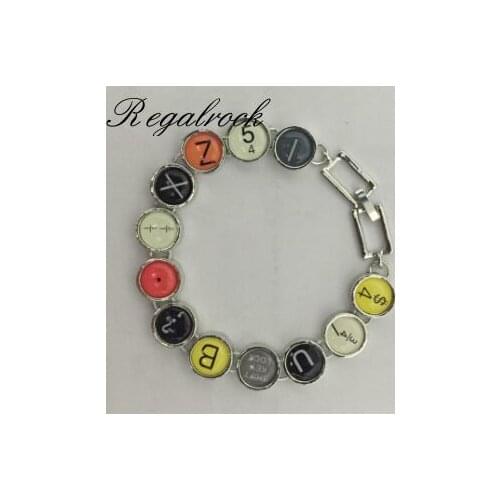Regalrock Hot Fashion Planet Universe Galaxy Solar Jewelry Typewriter Punctuation Key Bracelet
