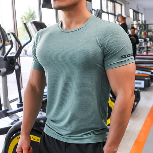 Mens Tracksuit Summer Clothes Sportswear Gym Fitness Running T Shirt Tennis Football Track Clothin Sweatsuit Sports Tops Male