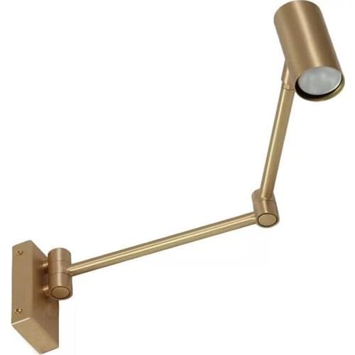 Wall Light e14 Mechanical Arm France Jielde Wall Lamp Reminisce Retractable Double Vintage Folding Rod Without Switch lustre