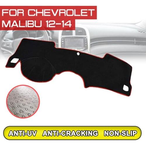For Chevrolet Malibu 2012 2013 2014 Car Dashboard Mat Anti-dirty Non-slip Dash Cover Mat UV Protection Shade