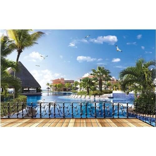 Custom photo wallpaper 3d wall murals wallpaper Beautiful modern rural landscape 3D stereo window TV background wall papers