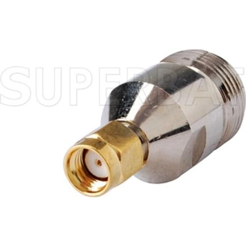 Superbat 5 pcs SMA-N Adapter RP-SMA Plug(female pin) to N Female Jack straight RF Coaxial Connector