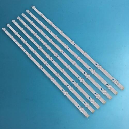 LED Backlight strip 8 Lamp For Toshiba 32 TV TM3212A-V03-PP 32L2300C LVW320NDAL TCL L32F3320B L32F3350E L32F3370B ROWA LED32C750