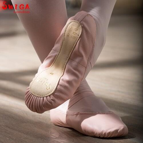 SWIGA Women's Ballet Flats With Heels