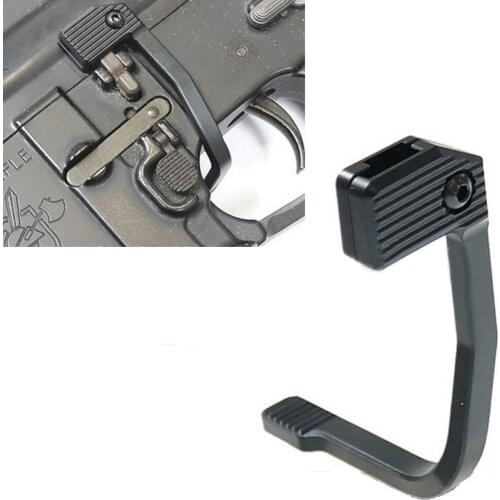 Aluminum Alloy Tactical Enhanced MAP Bolt Catch Extender Release Lever Ambidextrous Mount-On Side Plate for Hunting