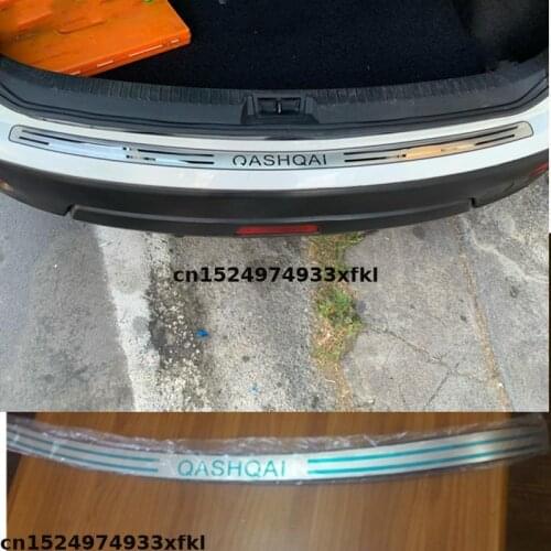 Externe Ultradunne Rear Protector Sill Trim For Nissan Qashqai 2007-2013 car accessories Car styling