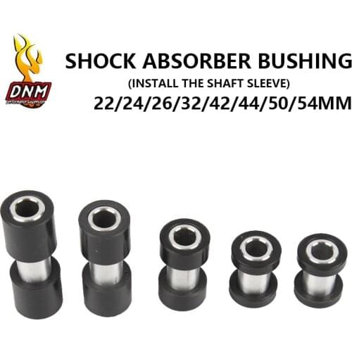 DNM MTB Mountain Bike Rear Shock Absorber Bushing 8mm 12mm Shocks Accessories 22/24/26/32/42/46/50/52mm For RCP-2S AOY-36RC
