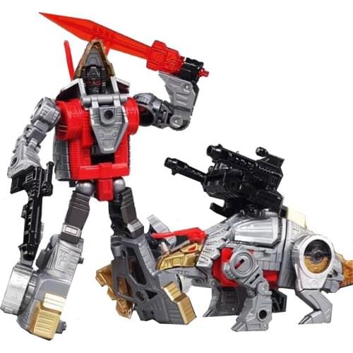 BMB 5 IN 1 New KO G1 Transformation Toy red Black Dinosaur Model Movie 5 Alloy Anime Action Figure Cool Robot kids boy toy gift