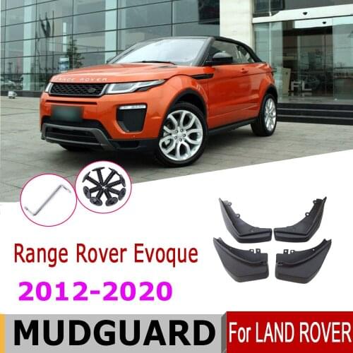 Mud Flaps For Land Rover Range Rover Evoque 2020-2012 Mudguards Fender Mud Flap Splash Guard Fender Front Rear Car Accessories