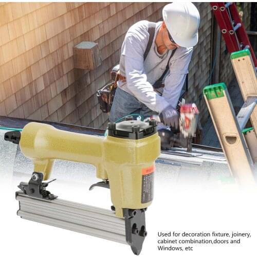 Dropshipping Pneumatic Nail Gun P625 Pneumatic Air Pin Nailer Air Stapler For Grain Nail 100pcs Air Nailer Length 10-25mm