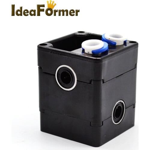 3D Printer Ultimaker 2 UM2 Extruder Hot End Plastic Frame Kit Dual Heads Liner Bearing For 1.75/3.0mm Filament Olsson block kit