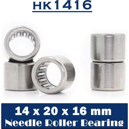 HK1416 Needle Bearings 14*20*16 mm ( 5 Pcs ) Drawn Cup Needle Roller Bearing HK142016 TLA1416Z 57941/14
