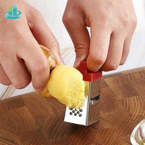 Stainless Steel 2.5 inch Mini Cheese Grater All Round Mini Multi-function Shredder Vertical Plane Grinding Machine