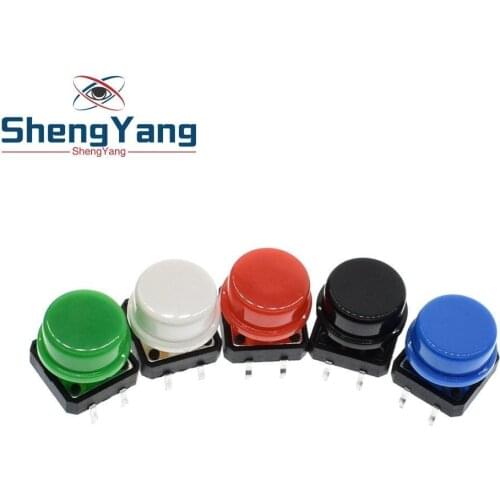 25PCS 12X12MM Big key module Big button module Light touch switch module with hat High level output for arduino usb