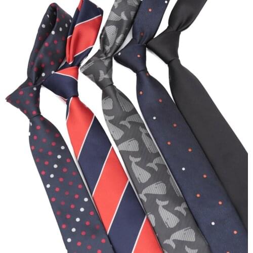 Mens Ties Jacquard Skinny Ties for Men Dot Striped Black Necktie Party Fake Collar Wedding Gift Formal Dress Accessories Tie