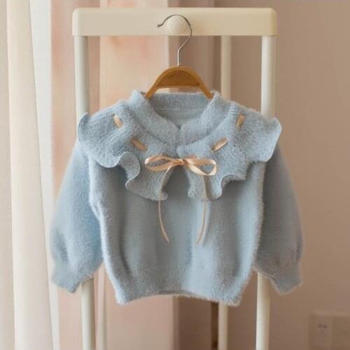Autumn Winter Sweater Clothes For Girl Flower Cute knit Wear Long Sleeve Princess Pullover Kid Children Outerwear Girls Knitwear
