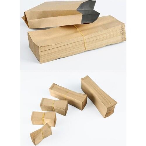 Candy bag Kraft Paper Bags Food Tea Small Gift Bags Bread Bags Party Supplies Wrapping Gift Takeout Take Out Bags