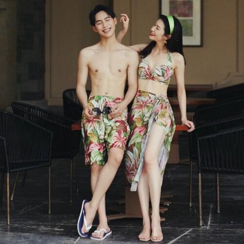 2021 Beach Sexy Couple bikini Bathing suit swimwear swimsuit