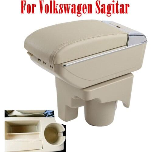 For the Volkswagen Sagitar armrest box 06 07 08 09 10 For old Sagitar modified free punch free shipping