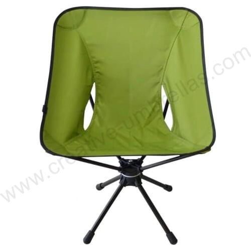 Bearing 150kg waterproof tensile 600D oxford outdoor aviation 75T aluminium alloy compact foldable 360 universal swivel chair