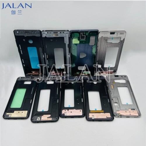 1Pcs Ori New Middle Frame For Samsung S10 Plus S9 S8 Note 9 Note 8 LCD middle Bezel Back Frame Case replace