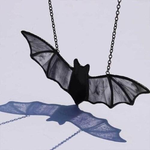 Lifelike Terror Fake Bat Halloween Hanging Props Halloween Decoration for Home DIY Party Simulation Animals Bats Pendant