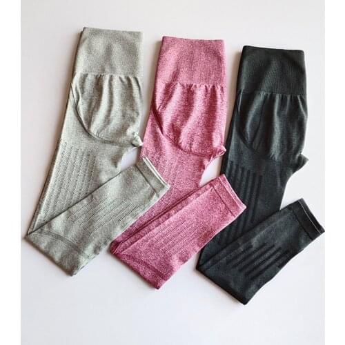 Hollow Out Yoga Pants Seamless Women Sports Leggings Fitness Solid Athletic Long Tights Gym Running Trousers Girls Pants