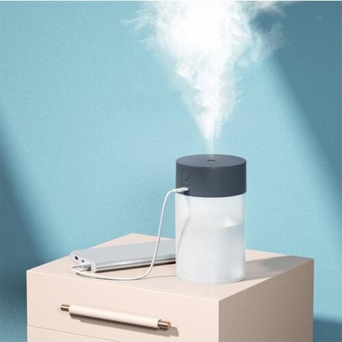260ML Mini Ultrasonic Air Humidifier Aroma Essential Oil Diffuser Home Car USB Fogger Cool Mist Maker with LED Night Lamp