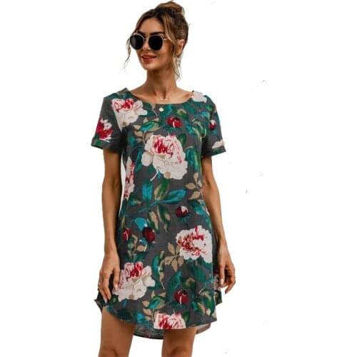 YOZEJIER Summer Short Sleeve Dresses