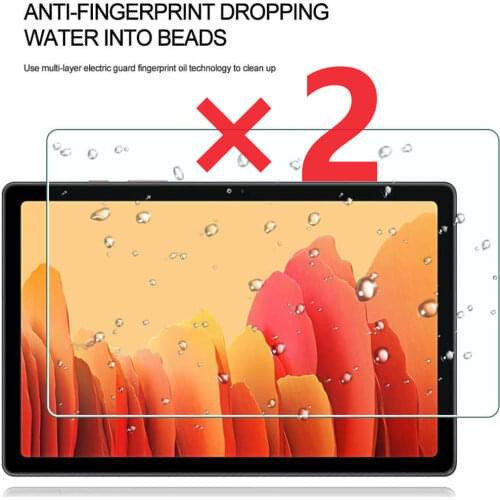 2Pcs Tempered Glass for Samsung Galaxy Tab A7 2020 T500/T505 10.4" Tablet Screen Protector Cover Full Coverage Screen for Tab A7
