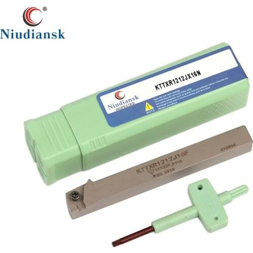 1pc KTTXR1212J16N Threading Turning Tool Holder CNC Lathe Tools External Thread Tool Arbor KTTXR Spring Steel Anti-vibration Bar