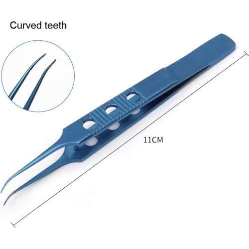 1pcs Titanium Straight Tying Forcep 115mm ophthalmic eye surgical instrument