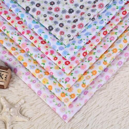 100*150cm Pastoral Floral Fabric By Meter Printed DIY Sewing Patchwork Material Home Decoration Sofa Curtain Fabrics