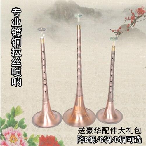 2016brass-toned Zurna B C Musical Instrument Teaching Cd-rom