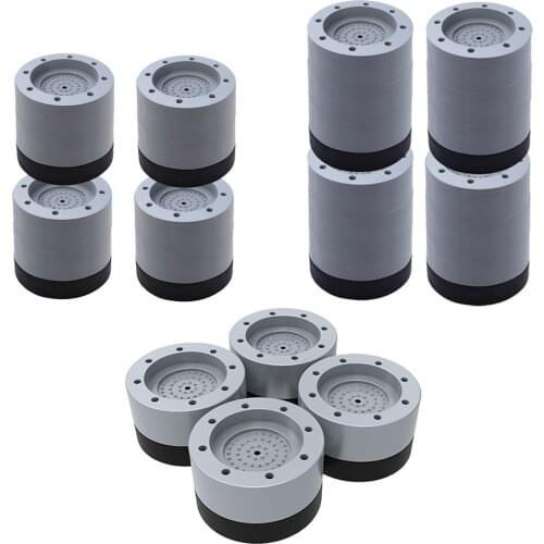 4x Anti Vibration Washer Feet Pad Washing Machine Anti-Skid Roller Kit