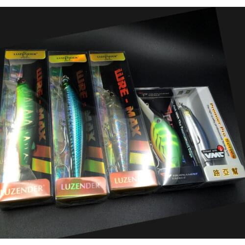 5pcs/lot Mixed 5models fishing tackle A+ fishing lures hard bait swim bait crank shad minnow,quality professional minnow