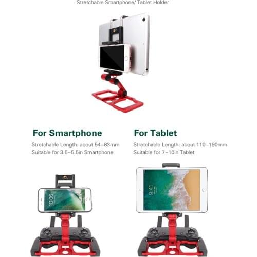 Remote control Holder phone Tablet bracket for dji mavic 2 pro & zoom / pro 1/ /air /spark /mavic mini drone Accessories