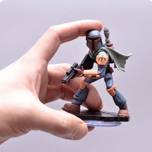 Star Wars Boba Fett Jango Fett Action Figures The Mandalorian Yoda 10cm Action Figure Model Toys Collection Toys Gifts for Kids