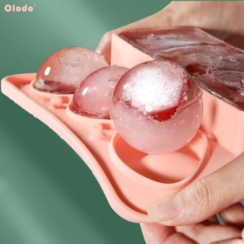 Whisky ice hockey mould homemade ice artifact silica gel ice lattice with cover frozen ball maker ice box commercial Ice model