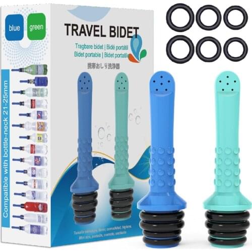 Wetips Portable Bidet Shower Watering Bidet Ducha Higienica Anal Limpieza Anal Enema Douche Travel Shataf Bidet Sprayer Head
