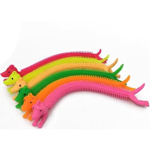 10pc Creatie Vent Caterpillar Animal Squeeze Toy Funny Decompress Vent Ball Children Toy Kid Elastic Adult Stress Relief Tool
