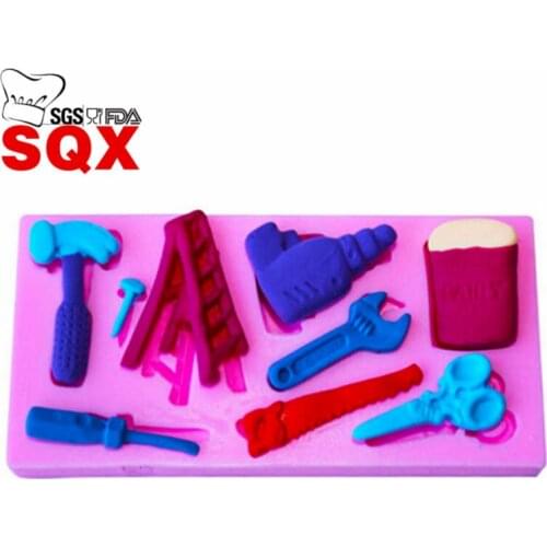 Repair tools shape hot-selling silicone lace mold DIY 3D chocolate cakke decorating mold silicone fondant molds SQ15192