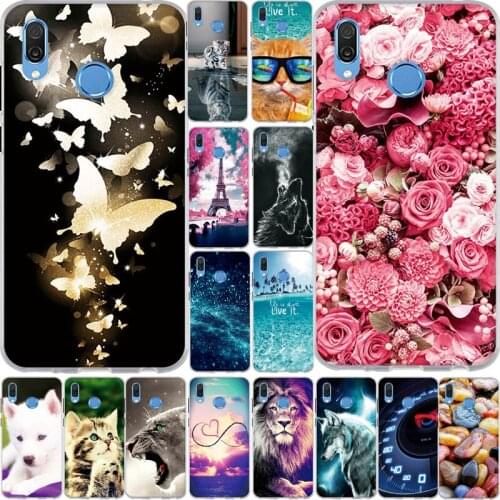 Soft Silicone Case For Huawei Honor Play Cover 6.3 '' Soft TPU Painted Protective Back Cover For Huawei Honor Play Case Bumper