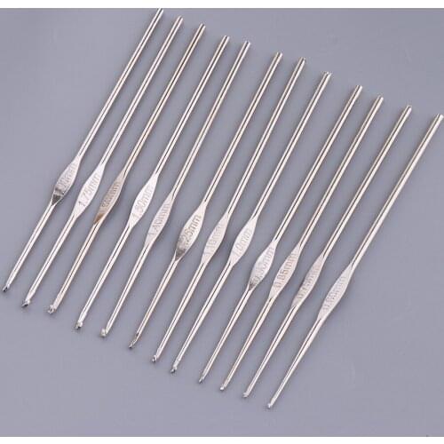 Crochet Hook Kit Yarn Knitting Sewing Tool for Hand Weaving Pink