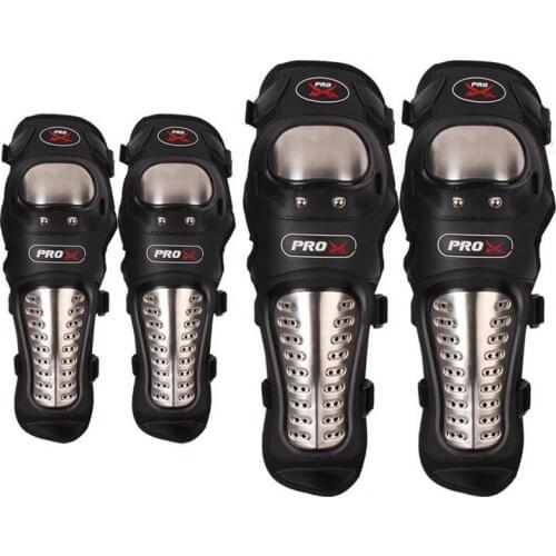 New Desigen Outdoor Racing Stainless Steel Motorcycle Protective kneepad Motocross Protect Knee Elbow Gear Free Shipping