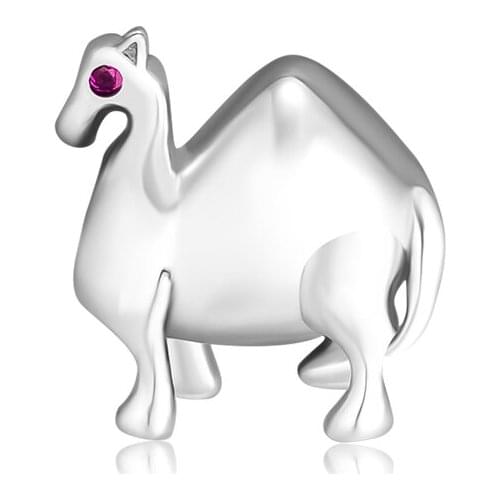 Fits Pandora Charms Bracelets Lucky Camel Beads 100% 925 Sterling-Silver-Jewelry Free Shipping DIY Making